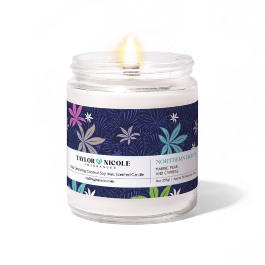 Northern Lights - Pear, Marine, & Cypress - Odor Eliminating Candle