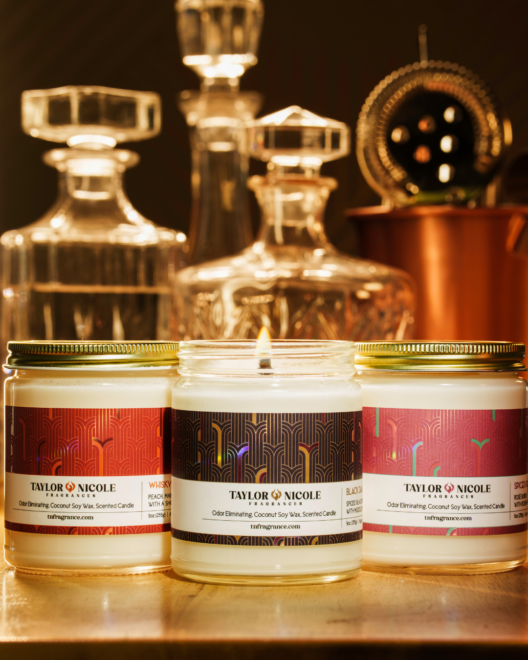 Check out Taylor Nicole Fragrances - a local Phoenix, Arizona, Odor Eliminating Candle Brand using Coconut Soy Wax and odor eliminating ingredients!