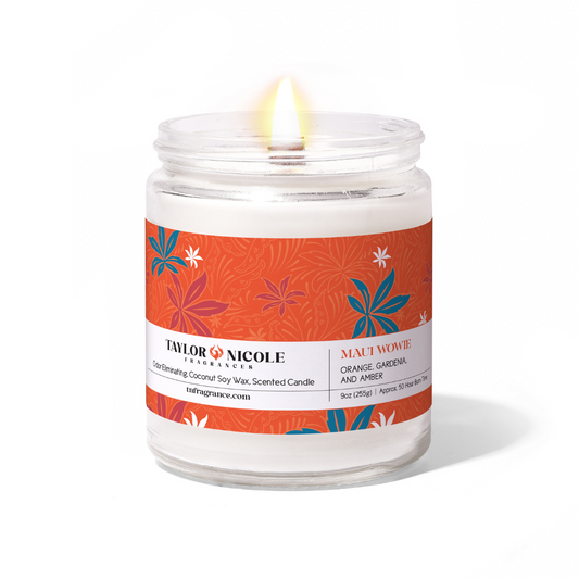 Maui Wowie - Orange, Gardenia, & Amber - Odor Eliminating Candle